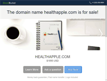 Tablet Screenshot of healthapple.com